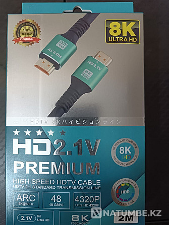 HDMI кабелі 8-K; PREMIUM Hdtv  Алматы - изображение 4