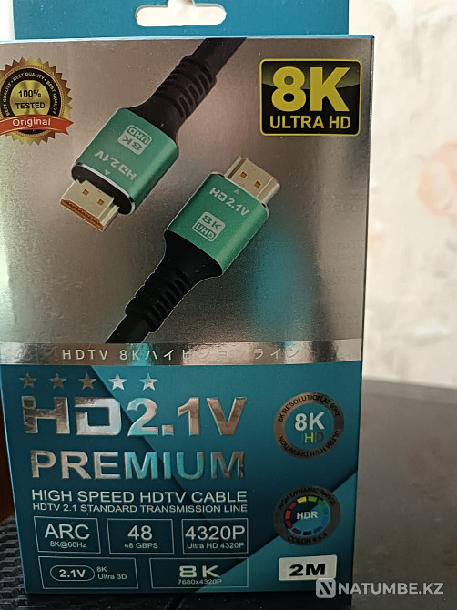HDMI кабелі 8-K; PREMIUM Hdtv  Алматы - изображение 1