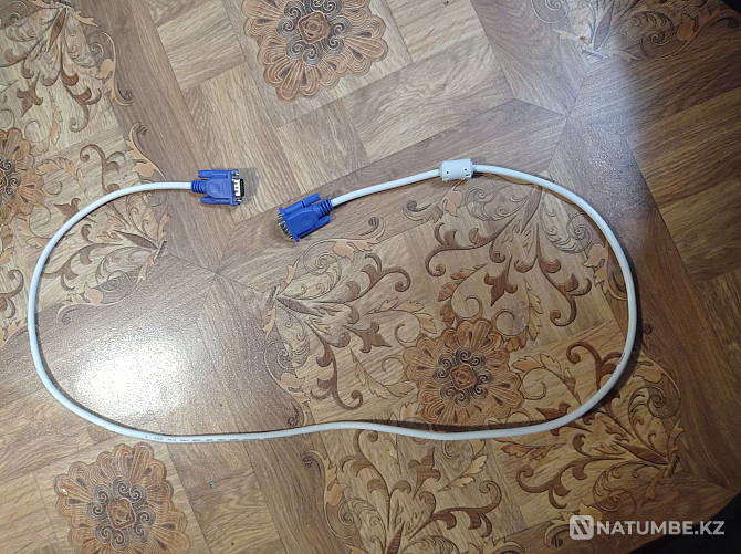 VGA wire about 1.5 meters Almaty - photo 1