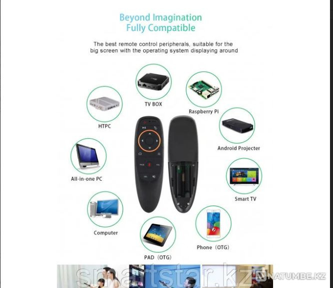 Remote control Air mouse G10S USB 2.4G (gyroscope + voice control) Almaty - photo 2