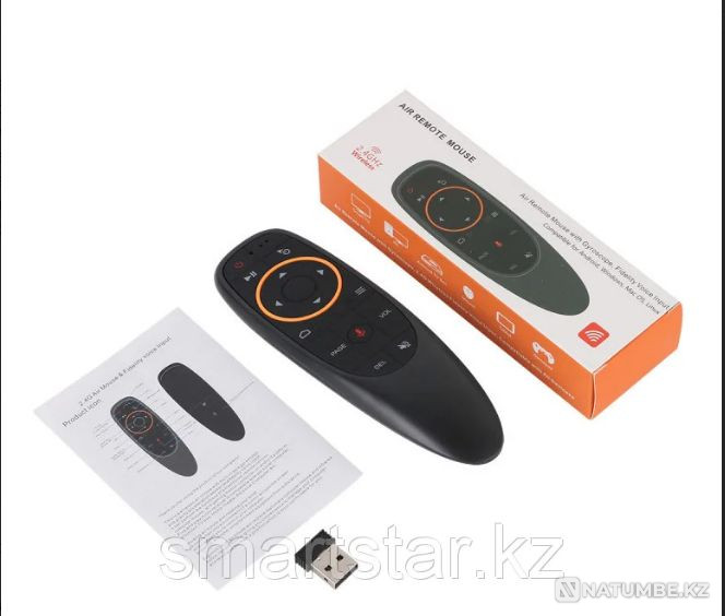 Пульт Air mouse G10S USB 2.4G (гироскоп + голосовое управление) Алматы - изображение 3