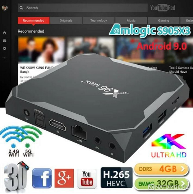 Android X96 Max Plus powerful smart TV box 4/32 GB Almaty - photo 4