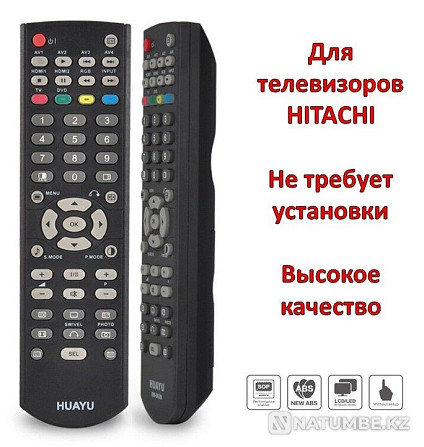 Universal remote control for HITACHI TVs; model RM-D626 Almaty - photo 1