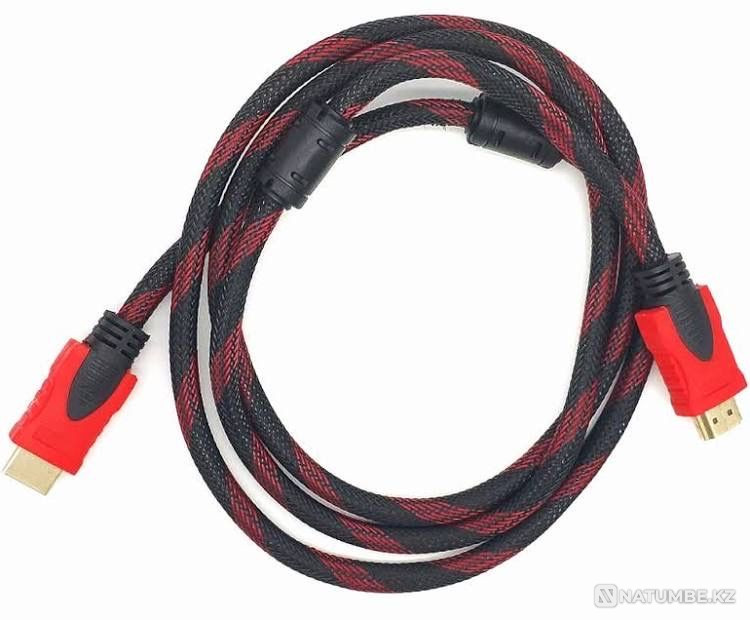 Кабель hdmi HDMI to HDMI Алматы - изображение 1