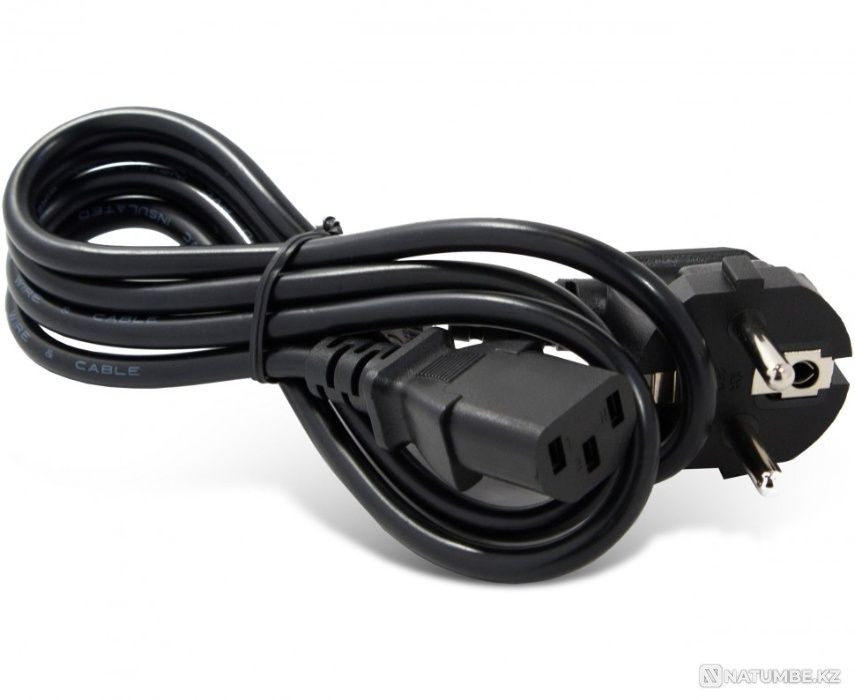 Selling IEC power cable; C 13 German. standard C1; C2; C5; C6; C7; C8 Almaty - photo 1