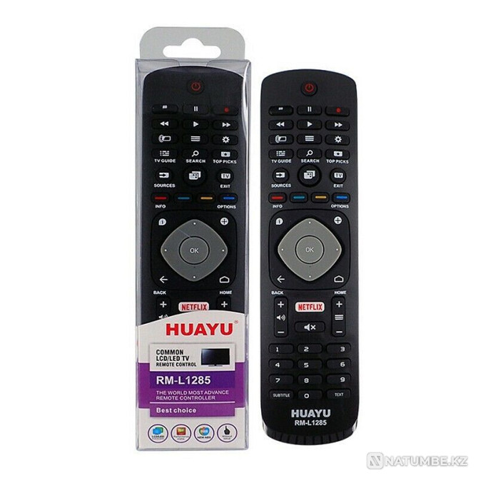 Universal remote control for PHILIPS TVs; model Huayu RM-L1285 Almaty - photo 2