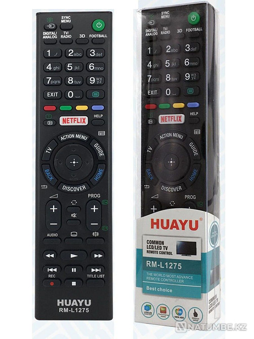 Универсальный пульт для телевизоров сони (SONY); модель Huayu RM-L12 Алматы - изображение 2