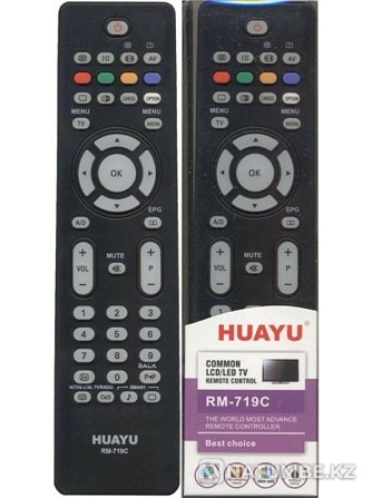Универсальный пульт для телевизоров Philips; модель HUAYU RM-719C Алматы - изображение 2