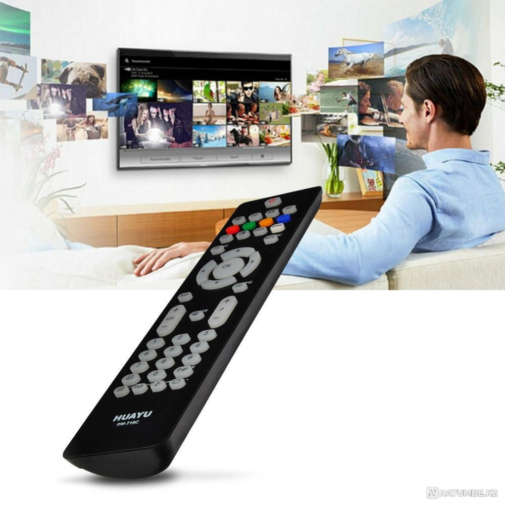 Универсальный пульт для телевизоров Philips; модель HUAYU RM-719C Алматы - изображение 6
