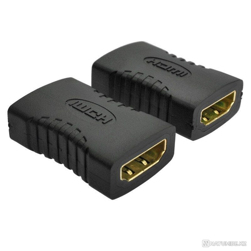 Адаптер / переходник / удлинитель / муфтаHDMI (female) - HDMI (femal Алматы - изображение 2