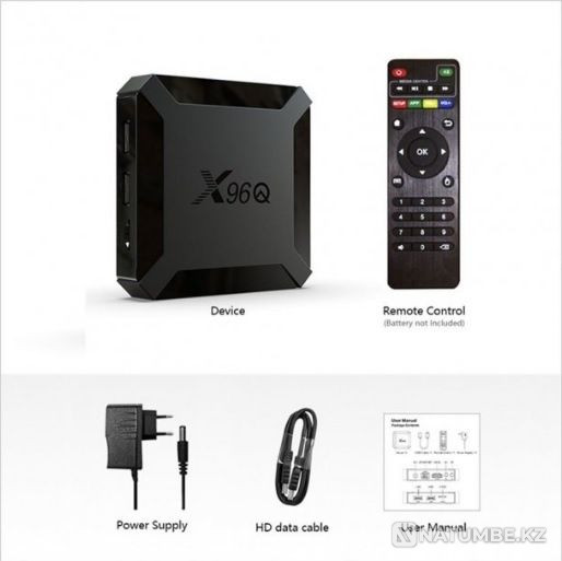 Android TV Box на процессоре Allwinner H313; 2/16гб; модель X96Q Алматы - изображение 5