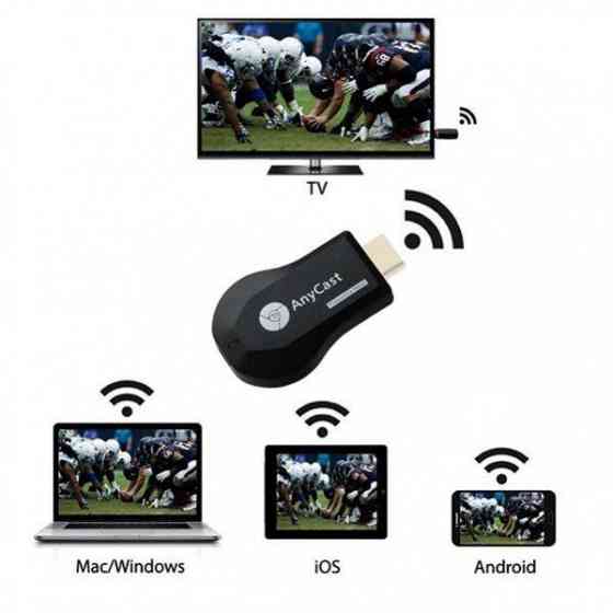 Anycast M9 plus беспроводной HDMI-WiFi адаптер MiraScreen/Miracast Алматы