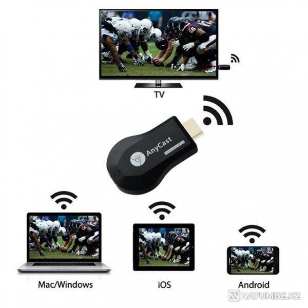 Anycast M9 plus беспроводной HDMI-WiFi адаптер MiraScreen/Miracast Алматы - изображение 6