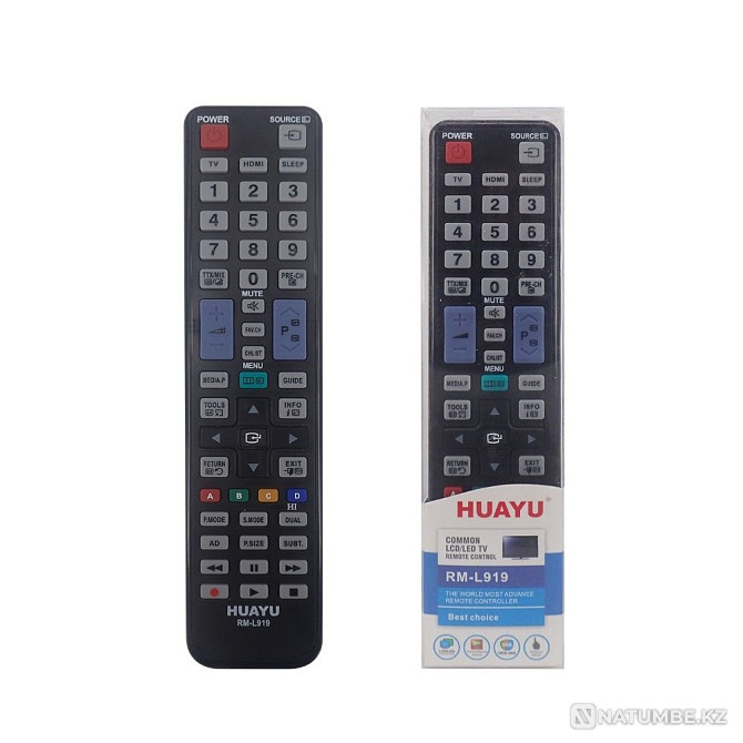 Универсальный пульт для телевизоров Samsung; HUAYU RM-L919 Алматы - изображение 2
