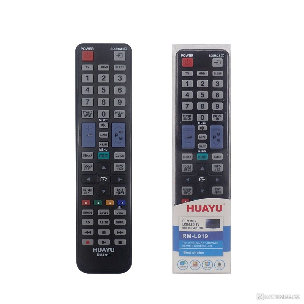 Универсальный пульт для телевизоров Samsung; HUAYU RM-L919 Алматы - изображение 2