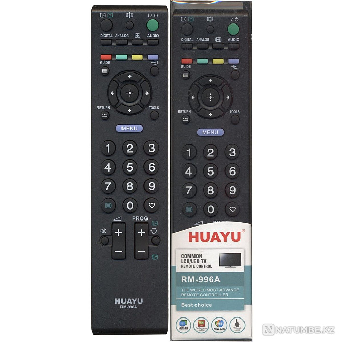 Универсальный пульт для телевизоров сони (SONY); модель HUAYU RM-996 Алматы - изображение 2