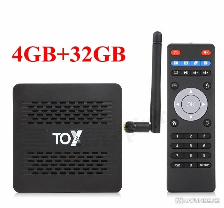 Android TV Box;смарт приставка. Tox 3. Алматы - изображение 2