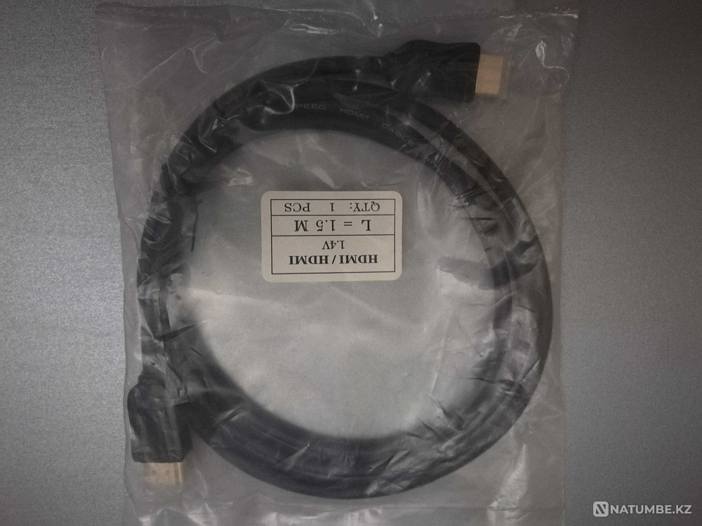 Шнуры HDMI/HDMI; HDMI/mini HDMI; для интернета и т.д Алматы - изображение 2