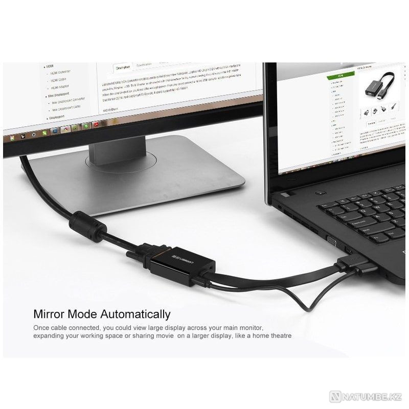 New - HDMI to VGA converter with audio support UGREEN (40248) Almaty - photo 7