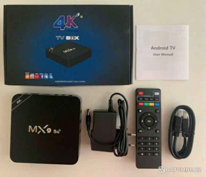 Смарт приставка смарт бокс MX9 5G Алматы - изображение 1