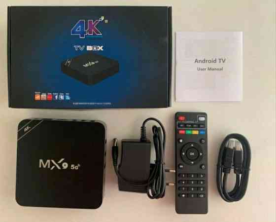 Смарт приставка для телевизора smart box MX9 5G Алматы