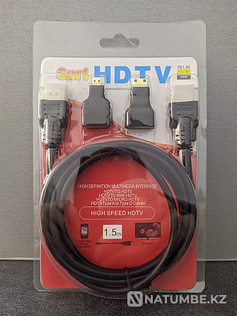 HDMI 3в1 Mini/Micro Алматы - изображение 1