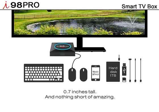 Смарт тв бокс приставка на андроиде(smart tv box) Алматы