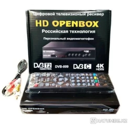Цифровая приставка к телевизору DVB-T2. DVB-C. цифровые каналы Алматы - изображение 1