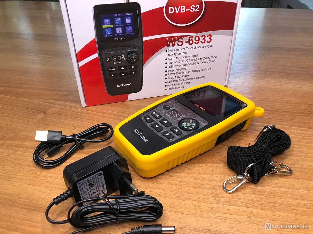 ПРИБОР для НАСТРОЙКИ АНТЕНН SATLINK WS-6933. Настройка антенны Алматы - изображение 1