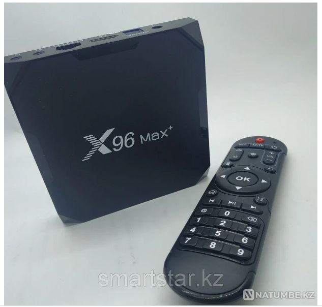 Smart TV қорабы X96 Max плюс 4/32 ГБ! Кез келген теледидарға арналған теледидар қорабы  Алматы - изображение 3