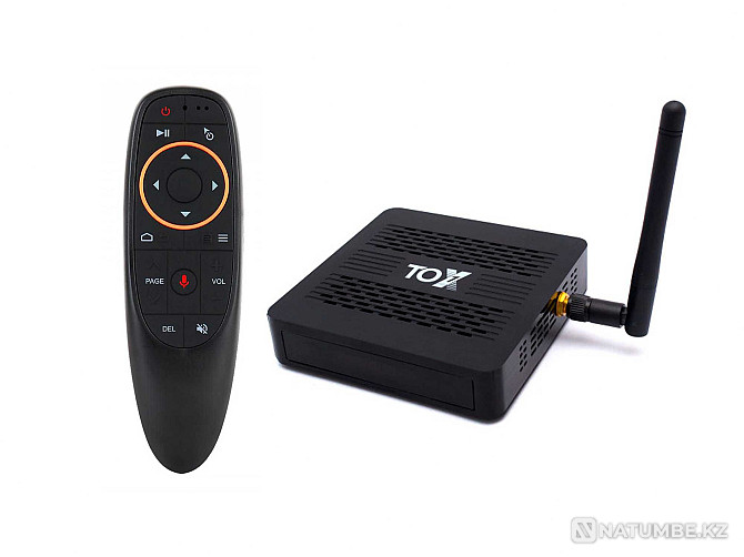 UGOOS TOX1 ANDROID TV Air mouse смарт тв бокс приставка box твбокс Алматы - изображение 1