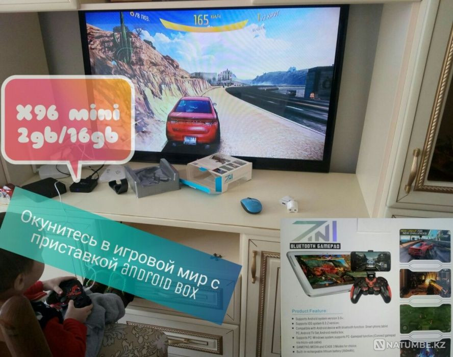 X96 mini 2/16gb(smart tv box) тв бокс приставка; Оригинал! Алматы - изображение 3
