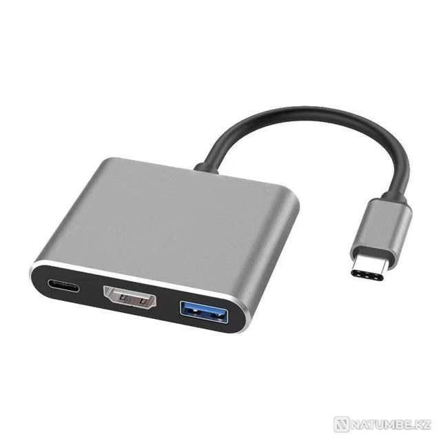 HDMI Thunderbolt переходники картридеры HUB Алматы - изображение 5
