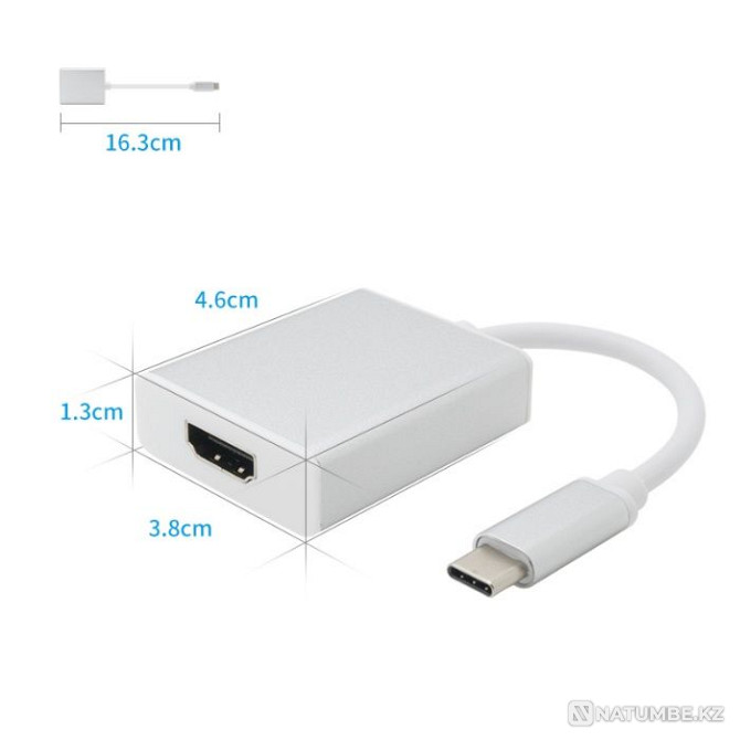 hdmi type-c thunderbolt 3 Алматы - изображение 1