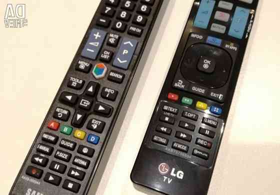 Пульты для Sumsung; Lg;Sony;Philips Smart;Yasin;Toshiba;Vestel;Haier; Алматы