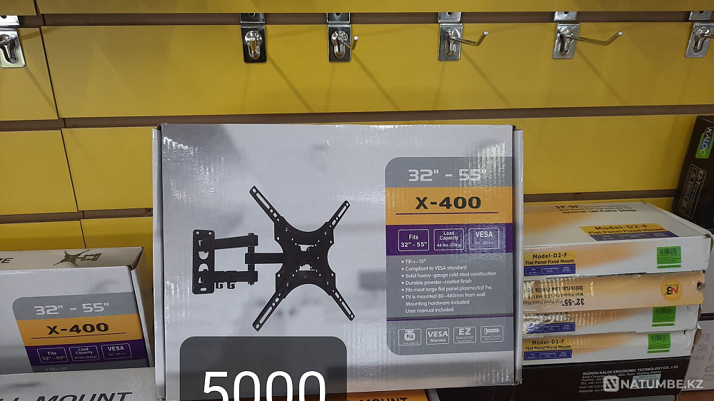 Brackets; brackets; TV mounts 55/65/75/85. Fast delivery Almaty - photo 6