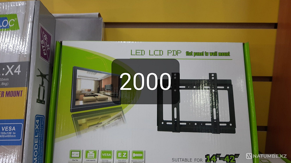 Brackets; brackets; TV mounts 55/65/75/85. Fast delivery Almaty - photo 2