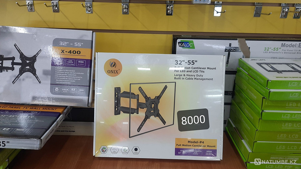 Brackets; brackets; TV mounts 55/65/75/85. Fast delivery Almaty - photo 7