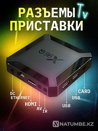 Смарт приставка; TV Box X96Q Алматы - изображение 1
