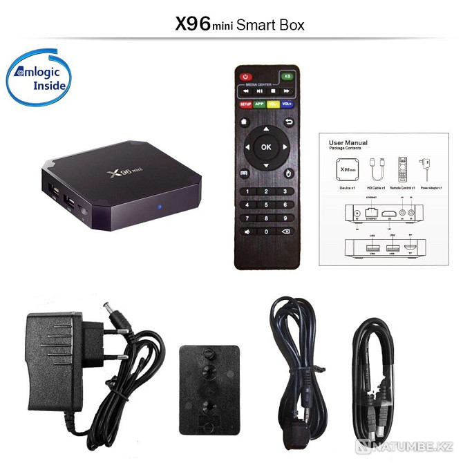 Смарт приставка; TV Box X96Q Алматы - изображение 8