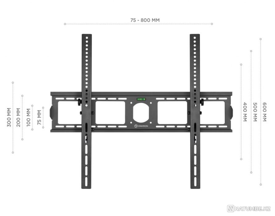 Tilt TV bracket Onkron UT4; up to 75 kg; up to 85" Almaty - photo 2