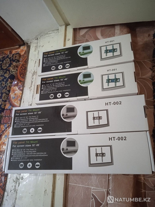 Кронштейны крепления для телевизоров HT-001 и HT-002 новые в упаковке Алматы - изображение 2