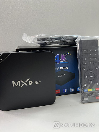 Смарт приставка; TV Box MX9 5G Алматы - изображение 5