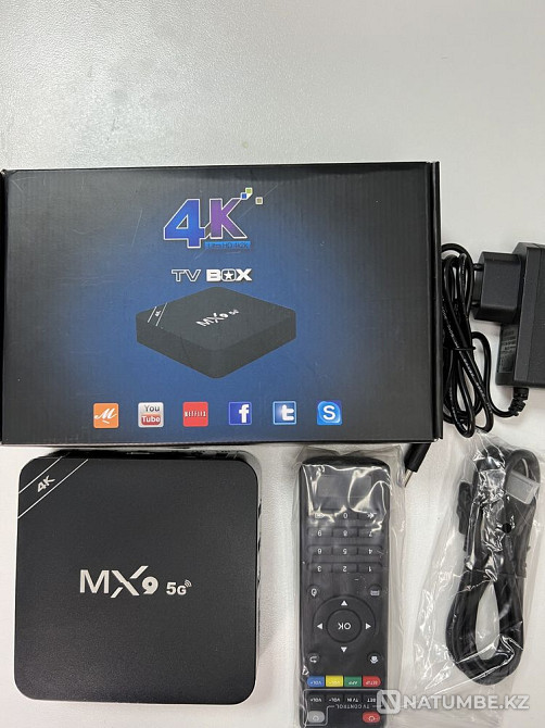 Смарт приставка; TV Box MX9 5G Алматы - изображение 8