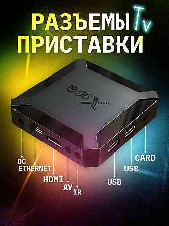 Супер цена TV Box Smart TB Смарт ТВ Wi-Fi Смарт Бокс Андройд приставка Алматы