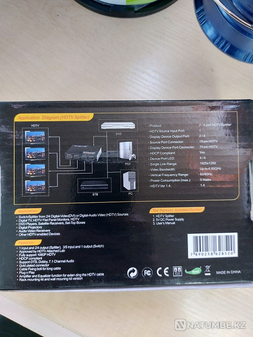 HDMI ХАБ 4 ; 2. Спллитер Алматы - изображение 2