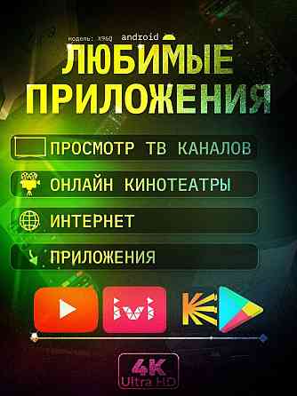 TV BOX; Приставка для SMART TV Алматы