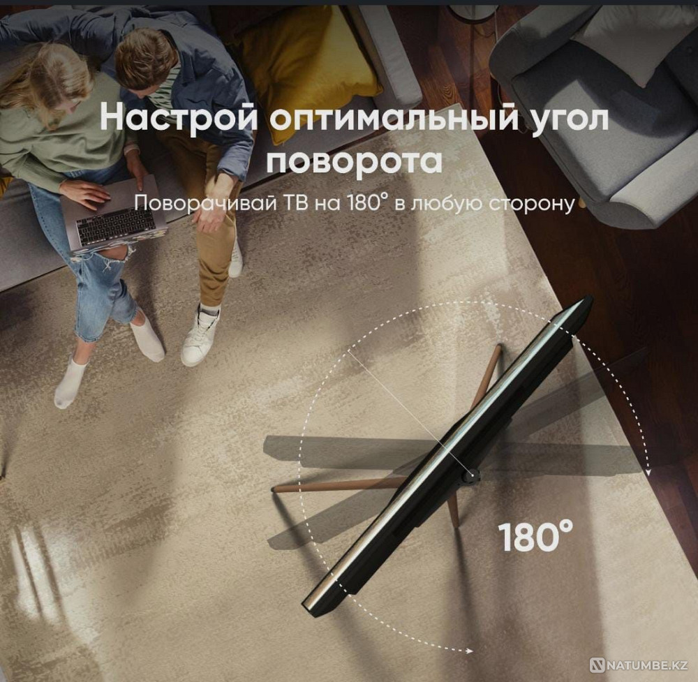 ONKRON стойка (кронштейн) для телевизора 32 "65" ; чёрная TS1220 Алматы - изображение 8