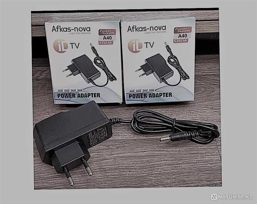 на приставку ID-TV адаптер; блок питания для ID-TV приставки Алматы - изображение 1