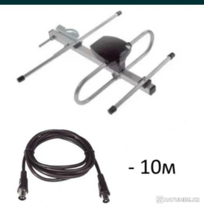 Indoor antenna. Outdoor antenna. Compact HDTV DVB-T2 antenna. Almaty - photo 3